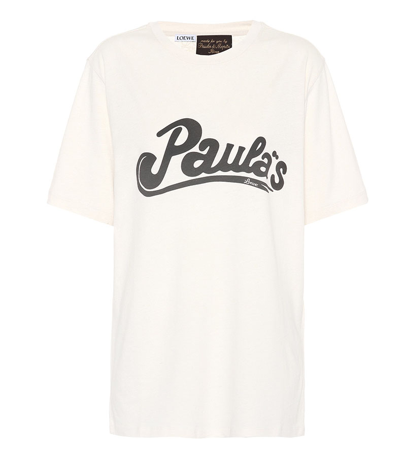 Loewe x Paula's Ibiza Printed Cotton Silk T-Shirt $305