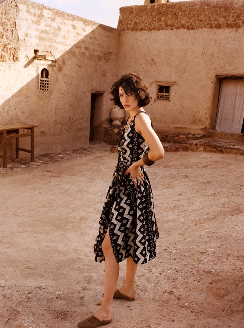 Mango features worldly prints in its Summer Diaries lookbook