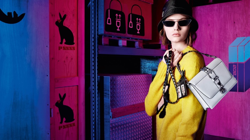 Prada focuses on vibrant looks for 365 pre-fall 2018 campaign