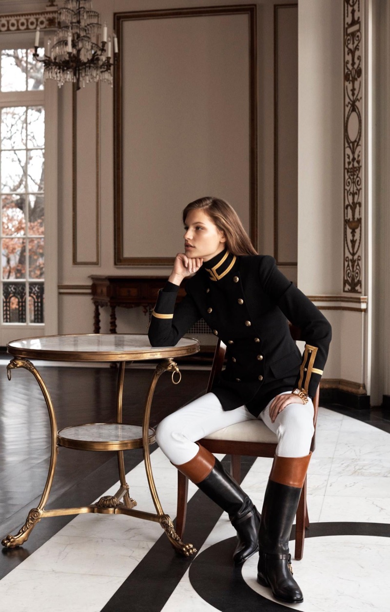 An outfit from Ralph Lauren's Iconic Style collection