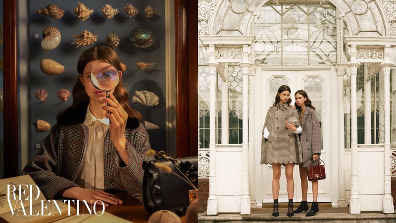 RED Valentino sets its pre-fall 2018 campaign at The Horniman Museum and Gardens