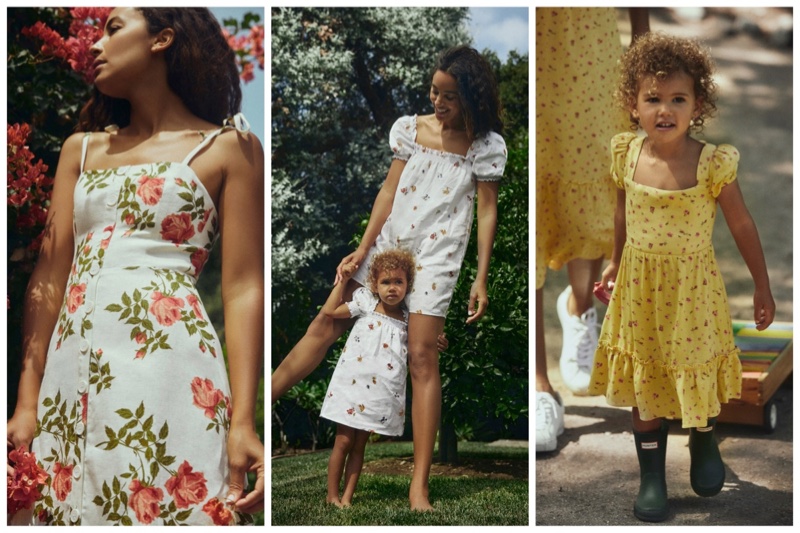 matching mother daughter dresses