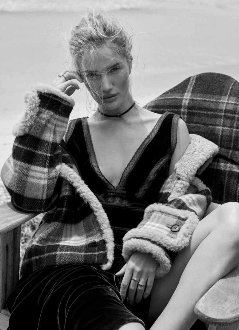 Rosie Huntington-Whiteley Models Pre-Fall Styles for Harper's Bazaar Australia