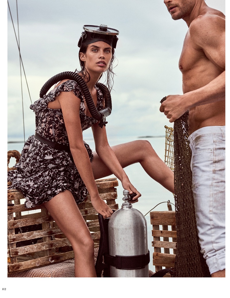 Sara Sampaio Dives Into Summer Style for Vogue Mexico