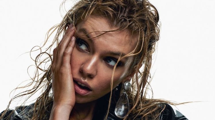 Stella Maxwell Poses in Sleek Fashions for Harper’s Bazaar Greece
