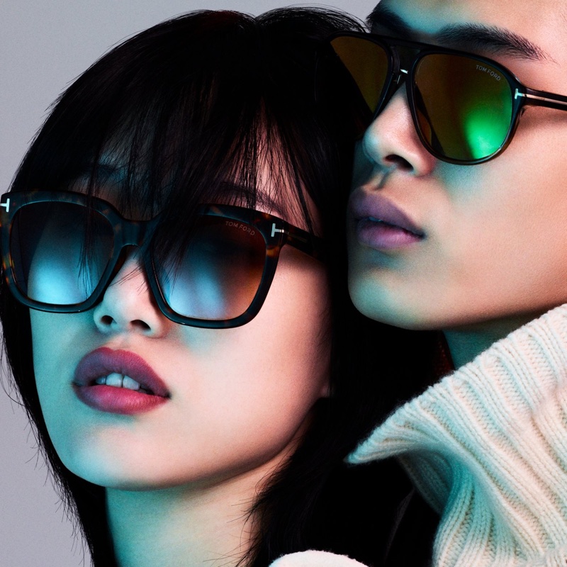 Sora Choi and Li Yufeng star in Tom Ford Eyewear's 2018 digital campaign