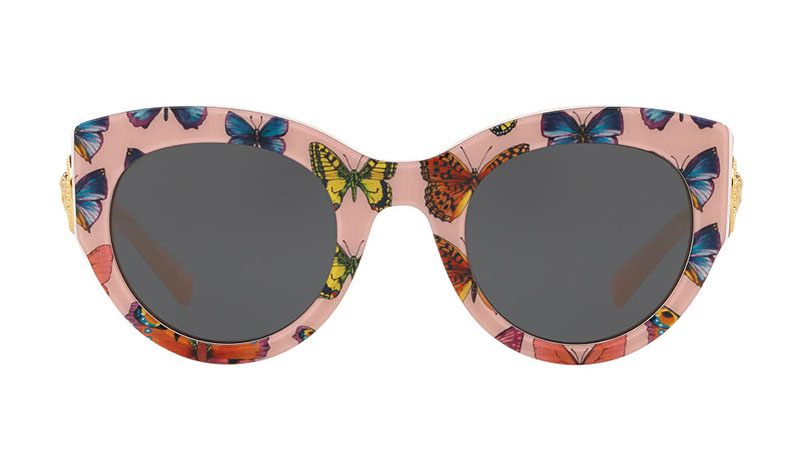 Versace Butterfly Print Sunglasses $295