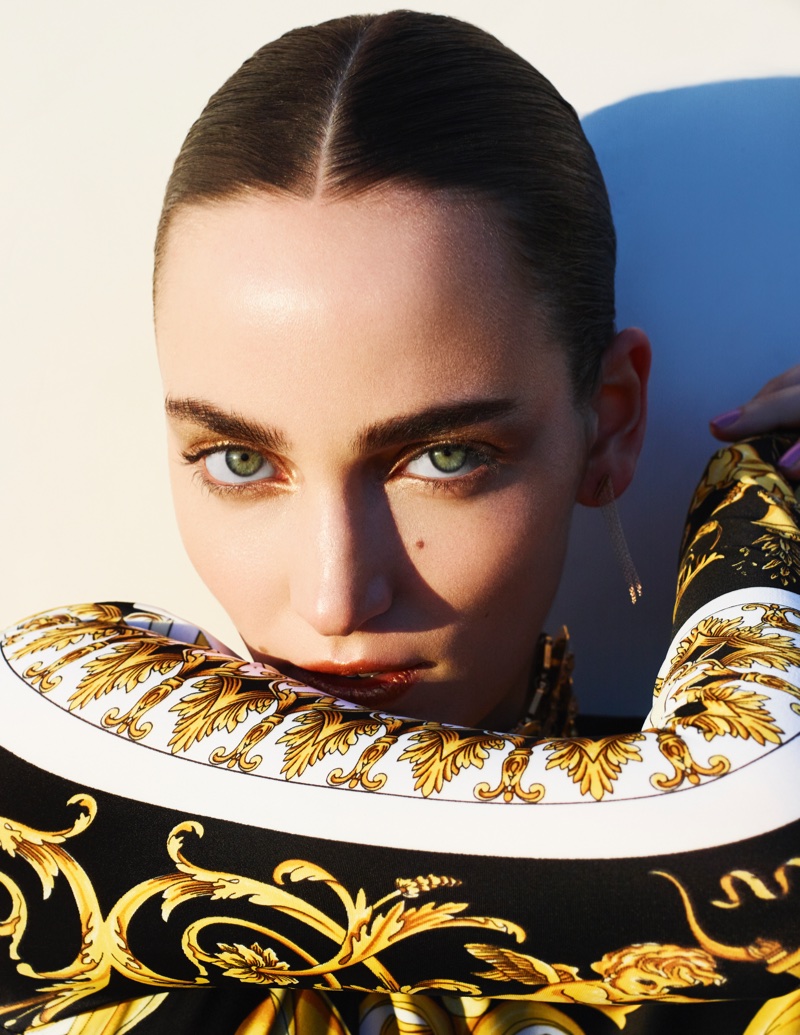 Zuzanna Bijoch Models Spring Beauty Trends for Vogue Taiwan