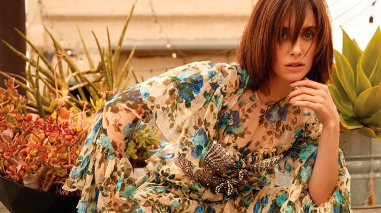 Alison Brie Wears Chic Ensembles For FASHION Magazine