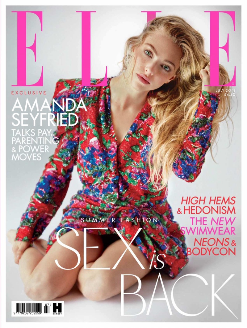 Amanda Seyfried on ELLE UK July 2018 Cover