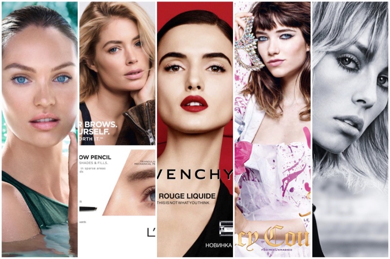 Discover recent beauty campaigns from Biotherm, Givenchy, Juicy Couture and more