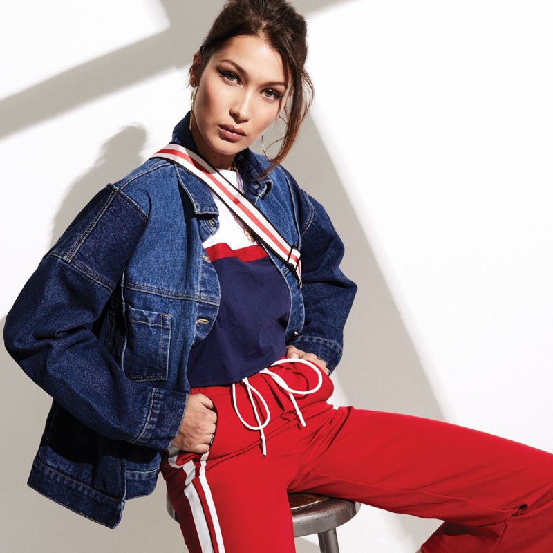 An image from Penshoppe DenimLab's 2018 campaign with Bella Hadid