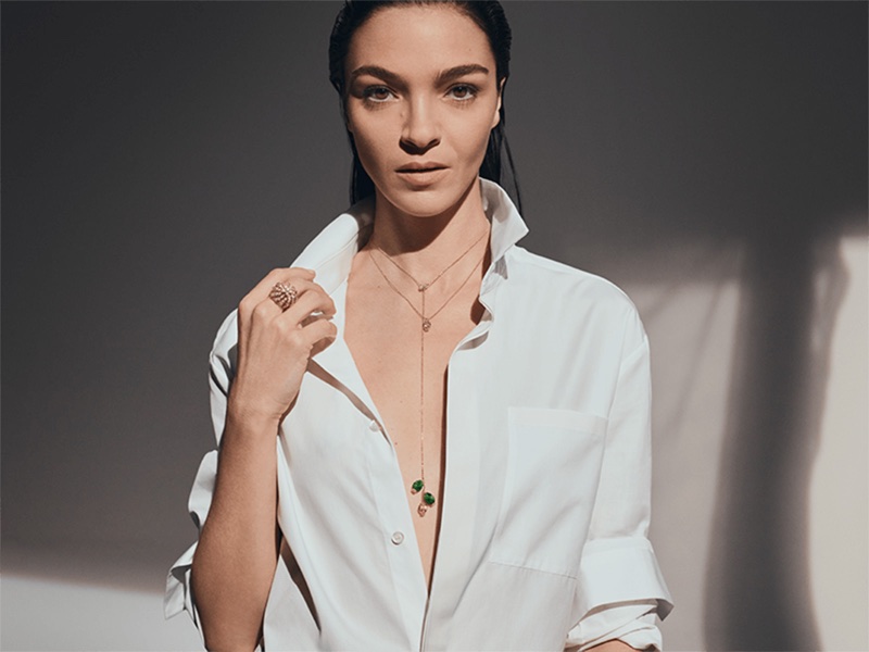 Mariacarla Boscono fronts Cactus de Cartier jewelry campaign