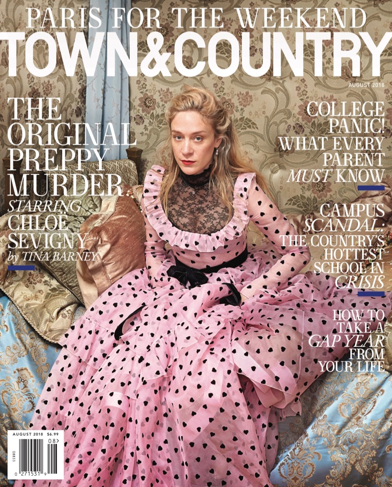 Chloe Sevigny on Town & Country August 2018 Cover