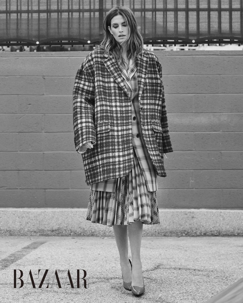 Cindy Crawford Models New Season Outerwear in Harper's Bazaar Taiwan