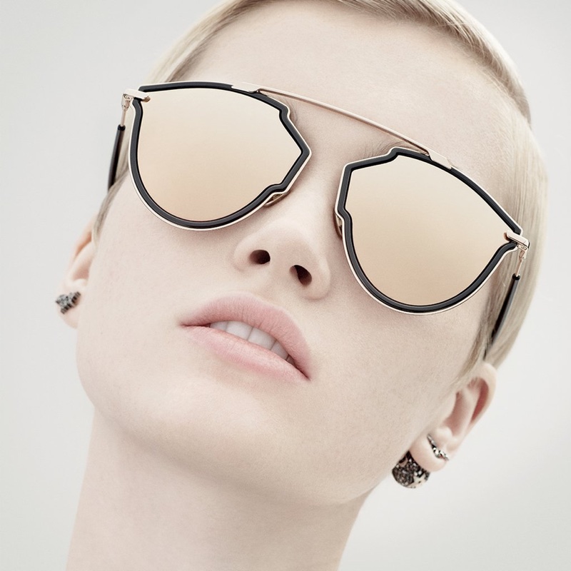 Ruth Bell fronts Dior DiorSoReal fall-winter 2018 eyewear campaign