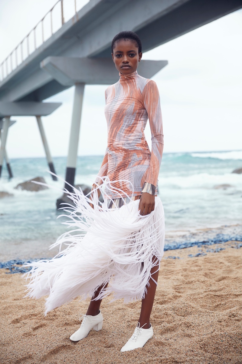 Elizabeth Ayodele Models Elegant Styles for Harper's Bazaar Kazakhstan
