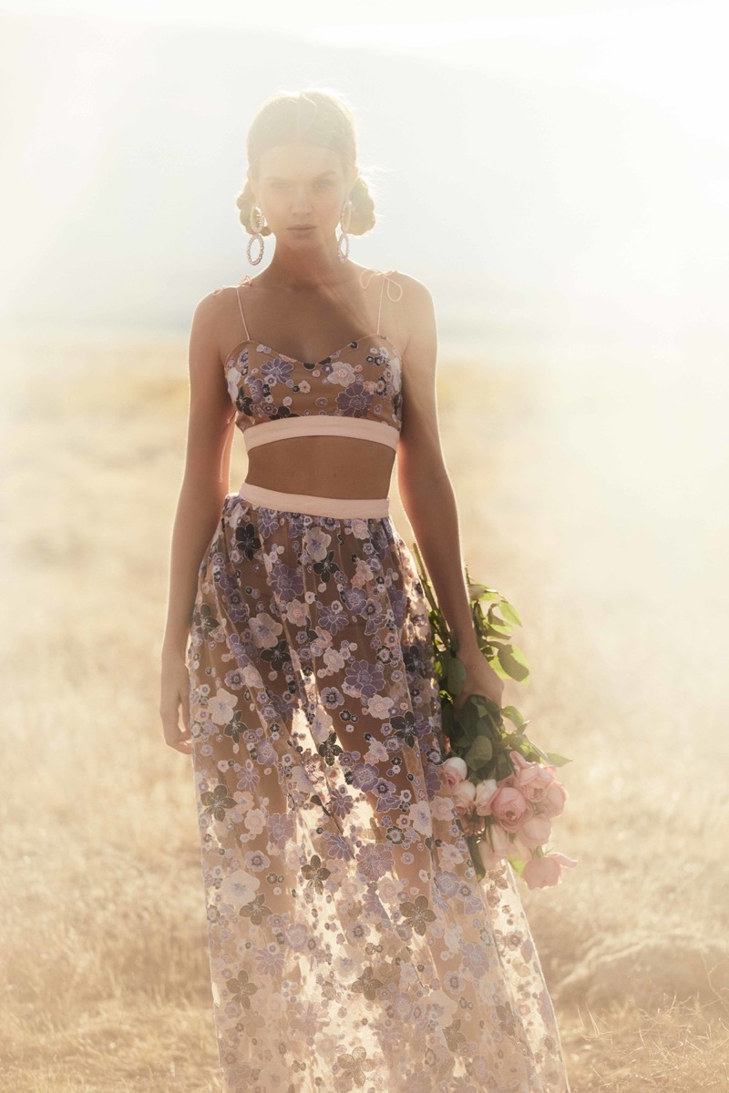 Josephine Skriver stars in For Love & Lemons' summer 2018 lookbook