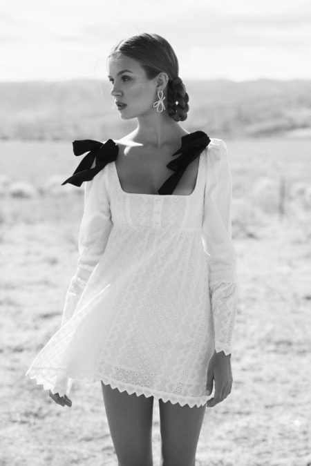 Josephine Skriver is a Farm Girl in For Love & Lemons' Summer Dresses