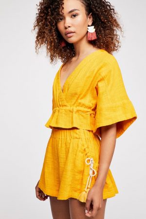 Free People | Yellow & Orange Summer 2018 Outfits | Shop