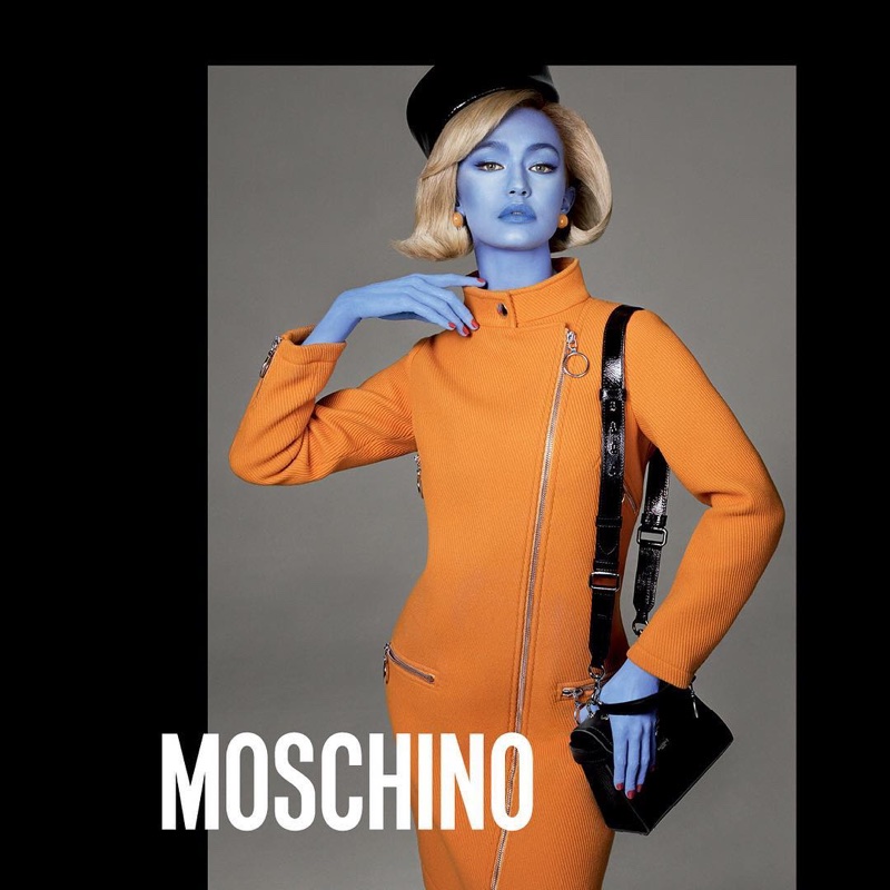 Gigi Hadid stars in Moschino's fall-winter 2018 campaign