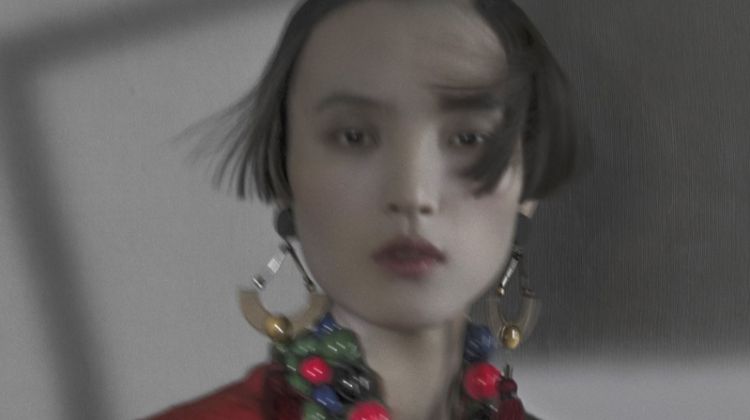 Luping Wang Fronts Giorgio Armani’s Hazy Fall 2018 Campaign