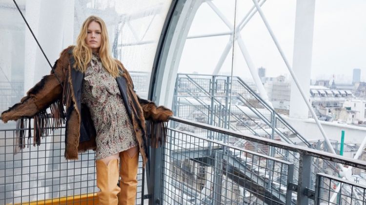 Anna Ewers stars in Isabel Marant's fall-winter 2018 campaign