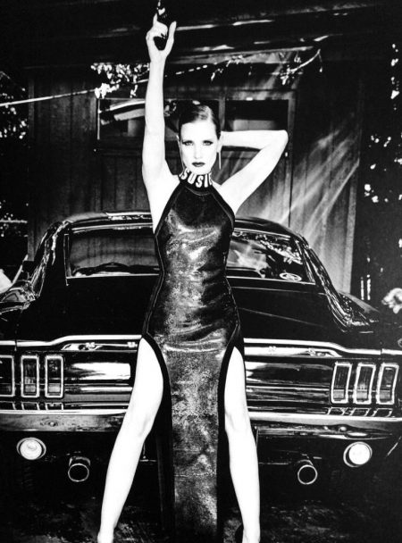 Jessica Chastain Channels Her Inner Bombshell for Egoiste Magazine Jessica Chastain Channels Her Inner Bombshell for Egoiste Magazine