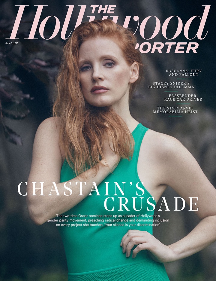 Jessica Chastain on The Hollywood Reporter June 6, 2018 Cover