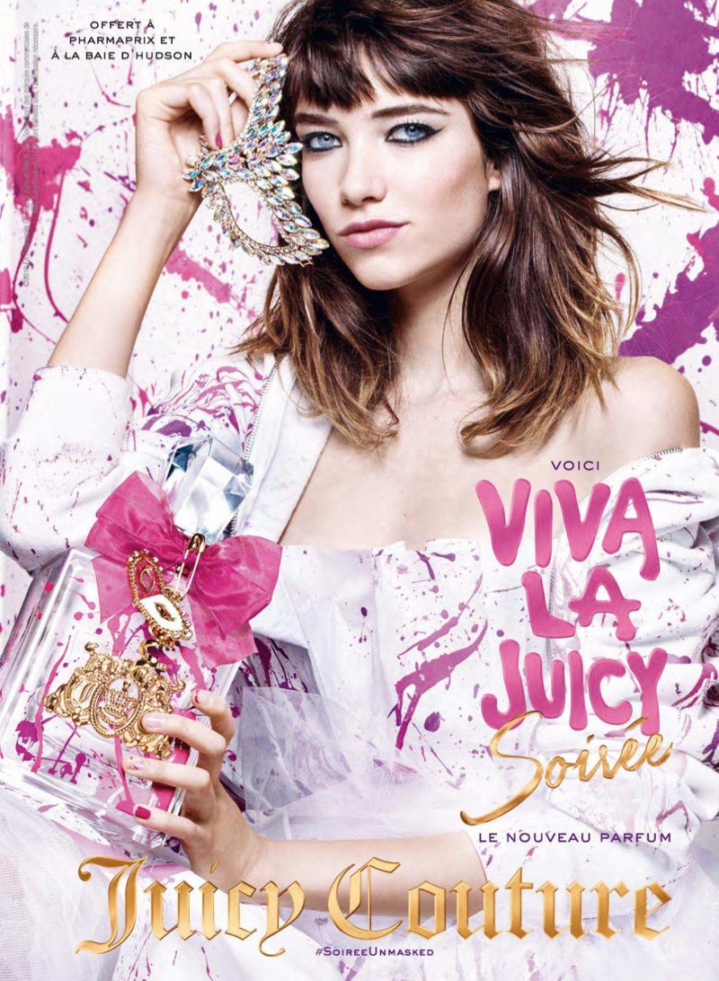 Grace Hartzel fronts Juicy Couture Viva La Juicy Soiree fragrance campaign
