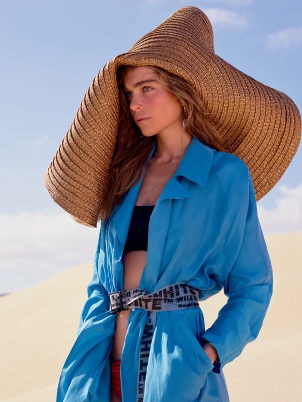 Kim Noorda | Marie Claire Italy | 2018 Cover | Desert Editorial