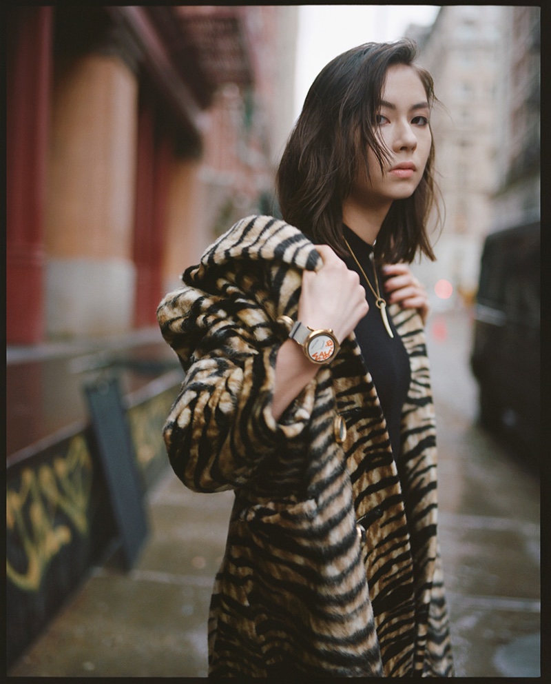 Model Lauren Tsai fronts Marc Jacobs Smartwatches campaign