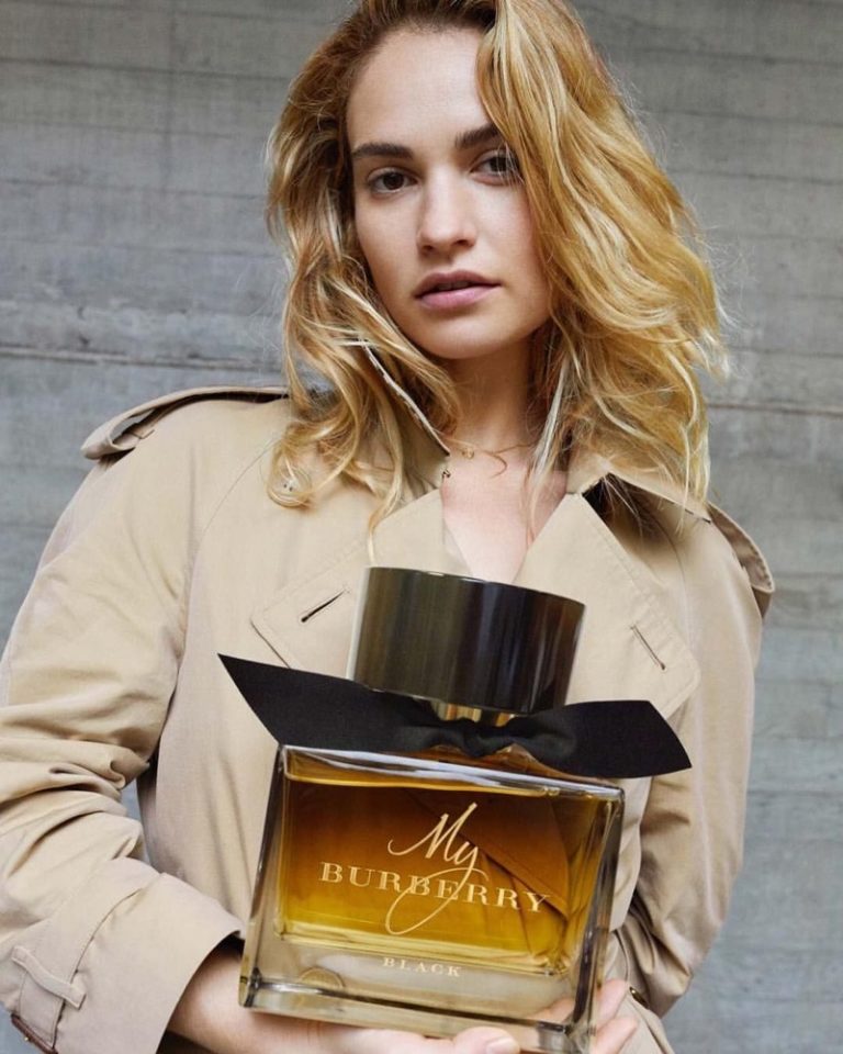 Lily James | Burberry 'My Burberry' Fragrance | Ad Campaign