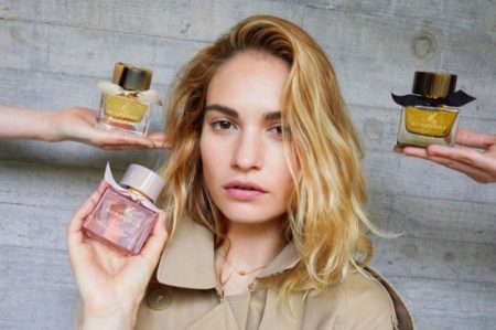 Lily James Returns As the Face of 'My Burberry' Fragrance Actress Lily James is the face of the My Burberry fragrance campaign