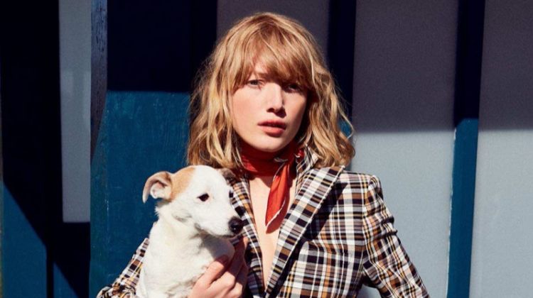 Lou Schoof Wears Getaway Fashions for Harper’s Bazaar UK