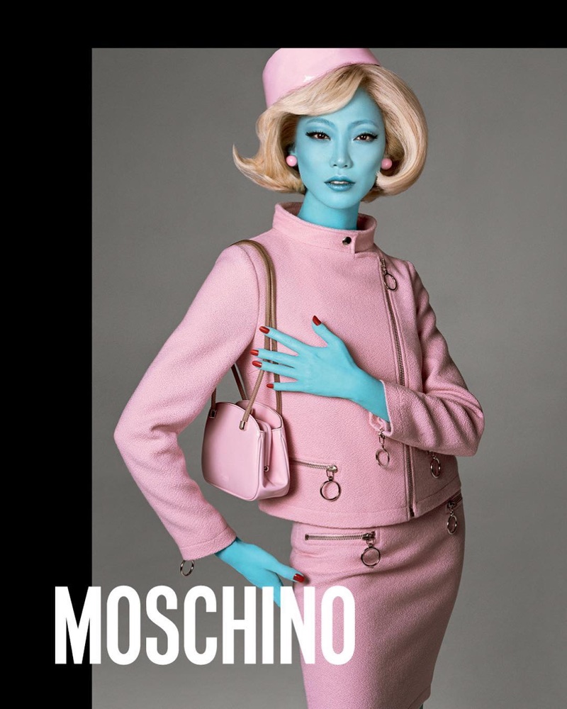 Soo Joo Park fronts Moschino's fall-winter 2018 campaign