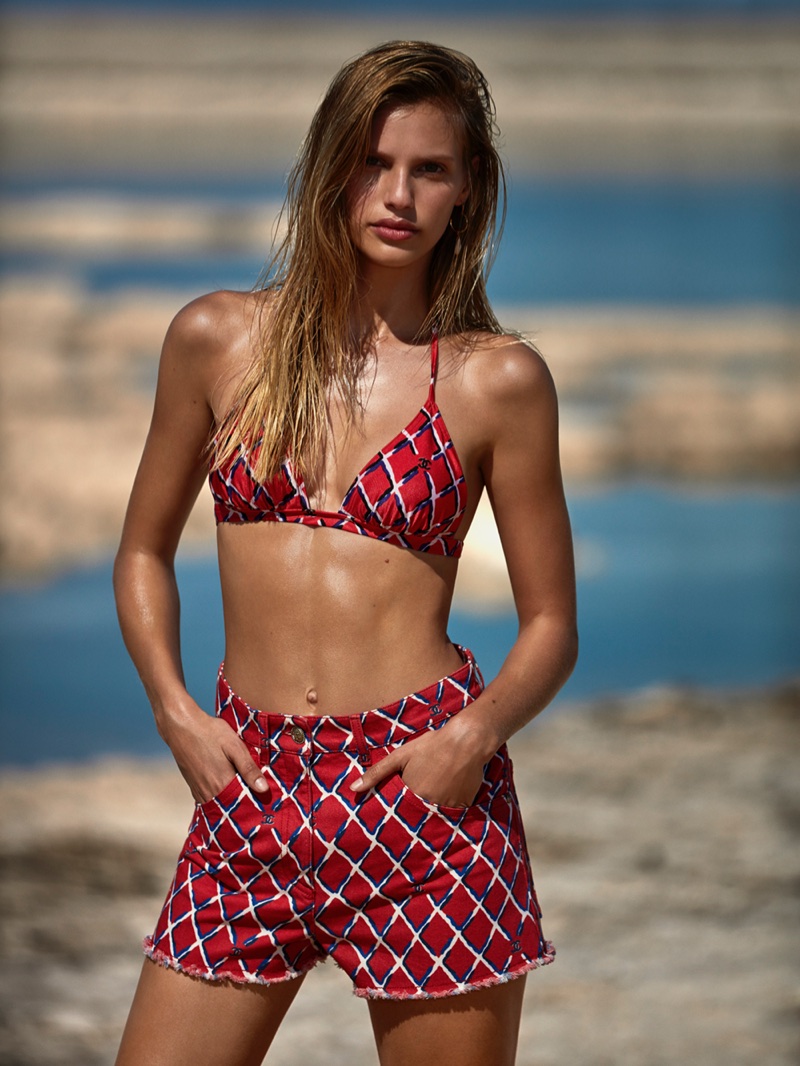 Nibar Madar Wears Summer Swimsuits in TELVA