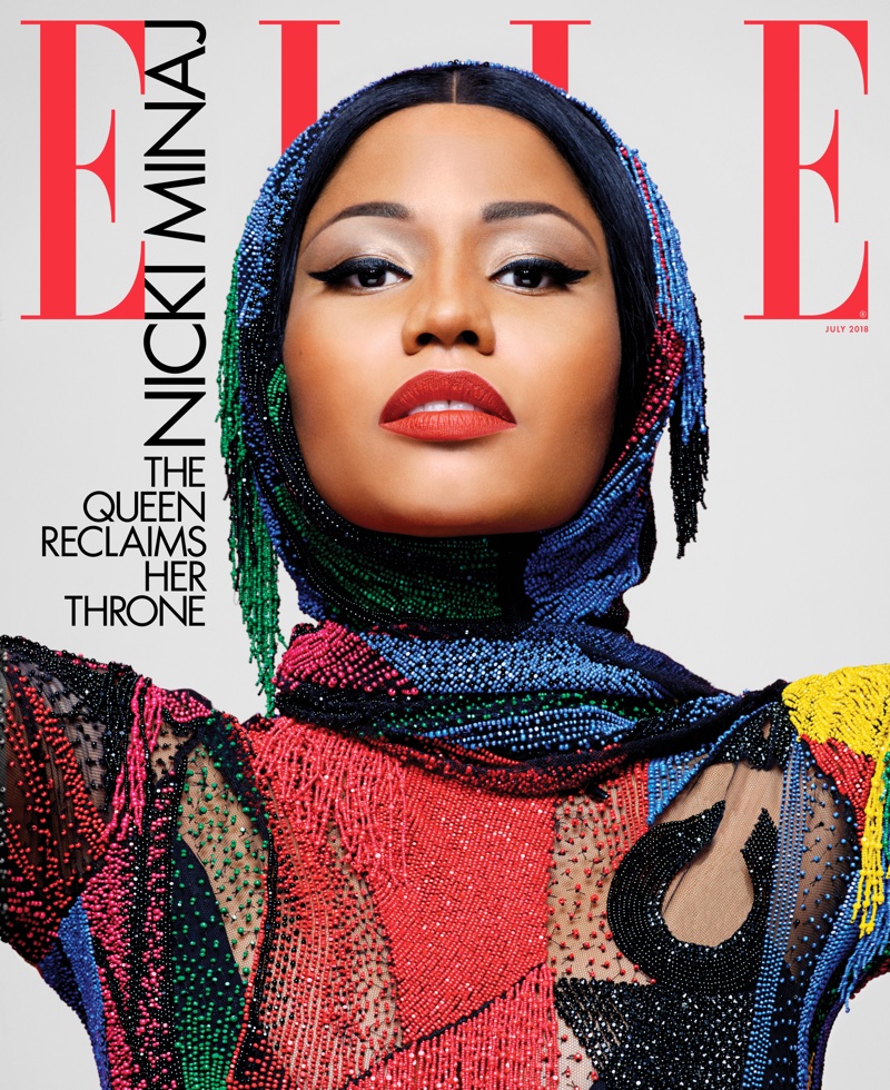 Nicki Minaj on ELLE US July 2018 Cover