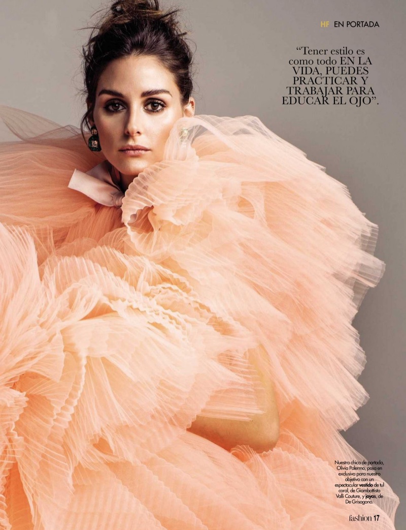 Swathed in fabric, Olivia Palermo wears Giambattista Valli Haute Couture gown