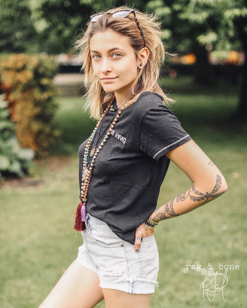 Rag & Bone taps Paris Jackson for its DIY Project