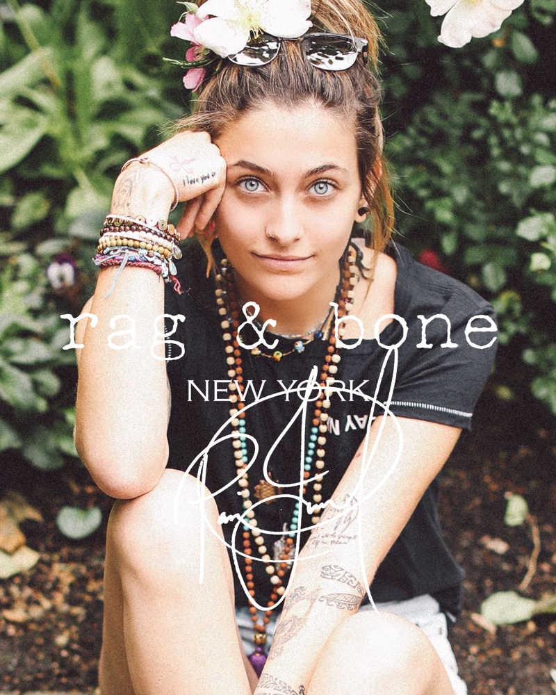 Actress Paris Jackson appears in Rag & Bone's DIY Project