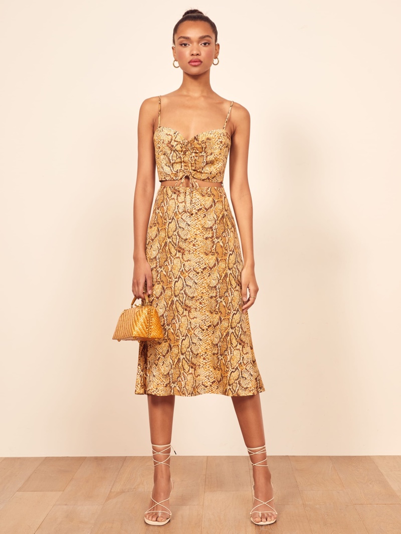 Reformation Ali Two Piece in Boa $218