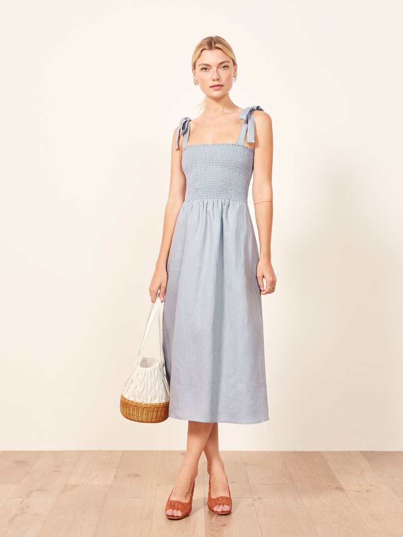 Reformation Canyon Dress in Mineral $198