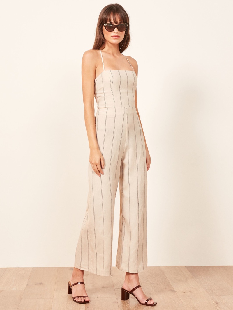 Reformation Jager Jumpsuit in Positano $218