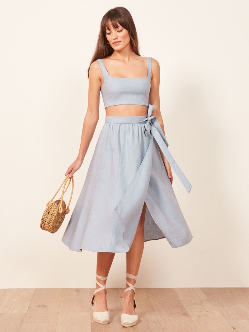 Reformation Molto Two Piece in Mineral $218