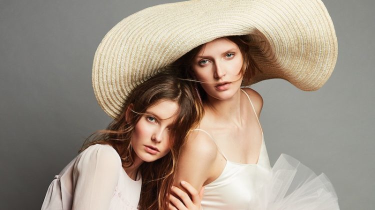 Anouk & Mijntje Pose in Romantic Looks for InStyle Germany