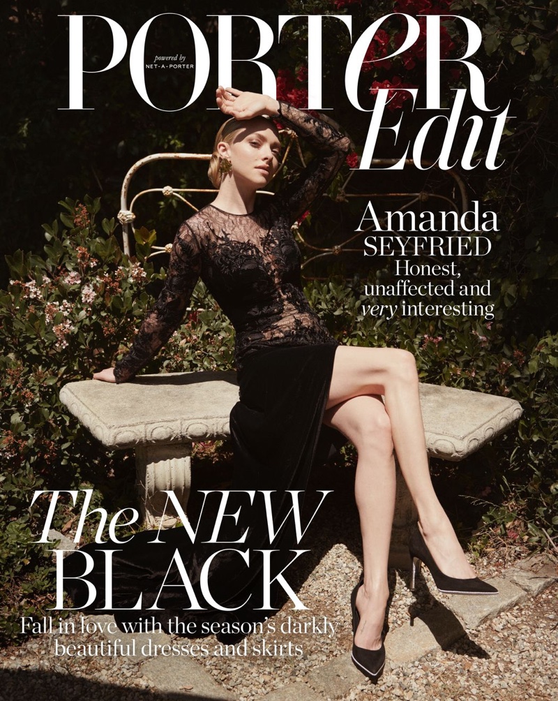 Amanda Seyfried on PORTER Edit July 13th, 2018 Cover