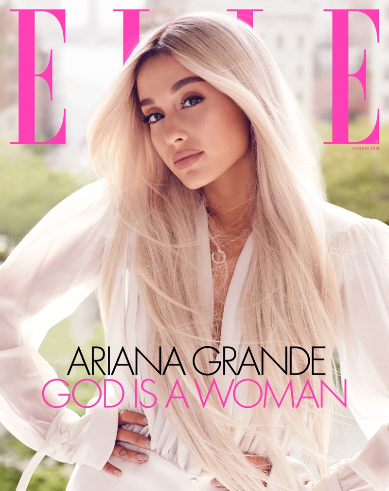 Ariana Grande on ELLE US August 2018 Cover