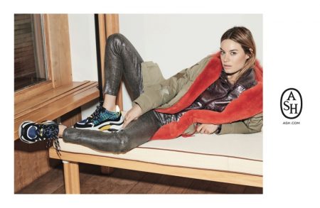 Camille Rowe Exudes Pure Cool in ASH's Fall 2018 Campaign ASH enlists Camille Rowe for its fall-winter 2018 campaign