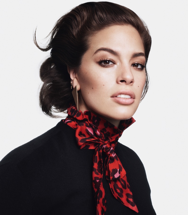 Ashley Graham stars in Marina Rinaldi fall-winter 2018 campaign